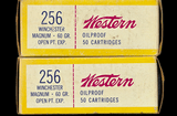 (2) full boxes of Western Super X 256 Winchester Magnum 60 Grain ammo - 4 of 8
