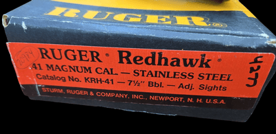 Ruger Redhawk 41 Magnum w/original box & papers -MADE IN 1990- 7 1/2
