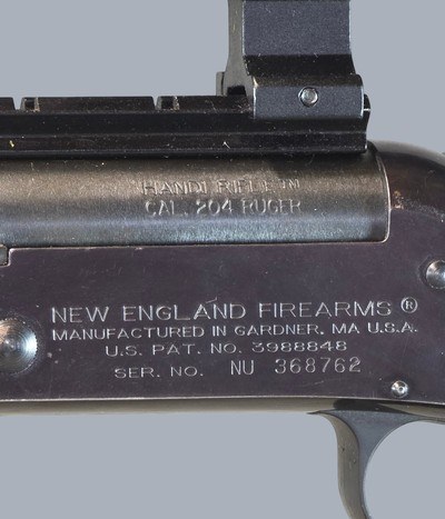New England Firearms Handi Rifle 204 Ruger w/Simmons 4x12 scope - Image 2 of 6