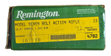 Remington Seven Compact 243 Win w/original box & papers 18.5