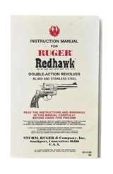 Ruger Redhawk 41 Magnum w/original box & papers -MADE IN 1990- 7 1/2