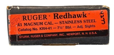Ruger Redhawk 41 Magnum w/original box & papers -MADE IN 1990- 7 1/2