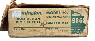 Remington 592M 5mm Rem Mag w/original box & papers 1970-1974 - Image 18 of 18