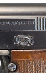 Mauser 1910 25ACP SIDELATCH *MADE 1910-1934* 2nd Variation - Image 5 of 12
