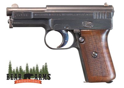 Mauser 1910 25ACP SIDELATCH *MADE 1910-1934* 2nd Variation - Image 1 of 12