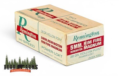 (1) Full box Remington 5mm Magnum Ammo 38 Grain Hollow Point - Image 1 of 4
