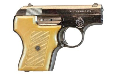 Smith & Wesson 61 Escort 22LR w/original box, papers, & S&W soft case -RARE NICKEL- - Image 4 of 12