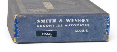 Smith & Wesson 61 Escort 22LR w/original box, papers, & S&W soft case -RARE NICKEL- - Image 11 of 12