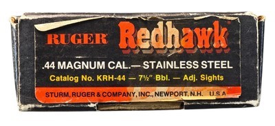 Ruger Redhawk 44 Magnum w/original box & manual -1983- 7 1/2
