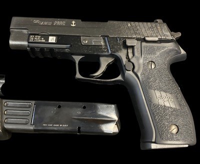 Sig Sauer P226 MK25 Navy 9mm with original box LIKE NEW! - Image 1 of 2