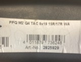 Walther PPQ M2 Tac threaded 9mm w/box and all accessories - Image 2 of 3