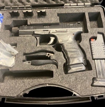 Walther PPQ M2 Tac threaded 9mm w/box and all accessories - Image 1 of 3