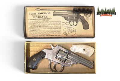 Iver Johnson Top-Break 32 S&W w/original box and Ivory Grips - Image 1 of 12