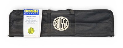 Rossi Single Shot 243 Win w/extra 22LR & 20 Gauge barrel *original case Rossi soft case* - Image 2 of 9