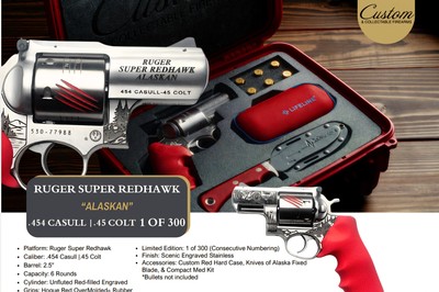 Ruger Super Redhawk Alaskan Grizzly 454 Casull 1 of 300 made - Image 1 of 1