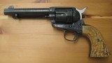 Colt - Engraved single action , 45cal , 5 1/2 , shipped in1882 , rebuilt - 2 of 10