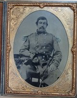 Civil War - Whole Plate Tintype - Large size photograph of Soldier in Uniform - 1 of 7