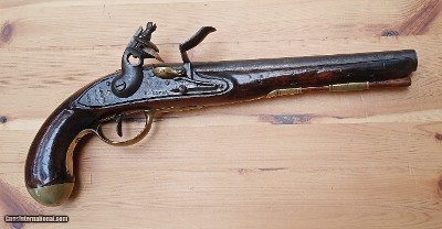 Model of 1807/1808 - Simeon North - Pirate / Privateer Flintlock Pistol - .64.cal
