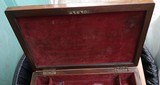 ANTIQUE - Wooden Case for two Colt pistols , fits 1849 pocket's OR Model 1862 Police - 3 of 7