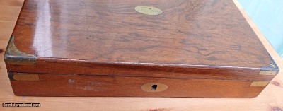 ANTIQUE - Wooden Case for two Colt pistols , fits 1849 pocket's OR Model 1862 Police - Image 6 of 7