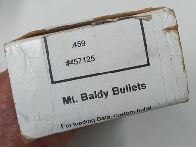 NOS - Sharps - Winchester Lead bullets .458 / .459 .. 500 gr , Montana Bullet Works, box 0f 50 - Image 2 of 2