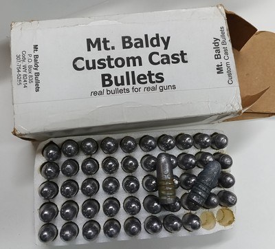 NOS - Sharps - Winchester Lead bullets .458 / .459 .. 500 gr , Montana Bullet Works, box 0f 50 - Image 1 of 2