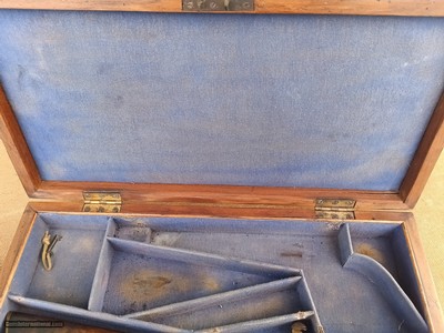 ANTIQUE - Vintage Wooden Case for Colt Model 1860 Civil War Army with Stock - Image 8 of 9