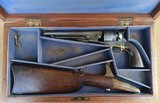 ANTIQUE - Vintage Wooden Case for Colt Model 1860 Civil War Army with Stock - 9 of 9