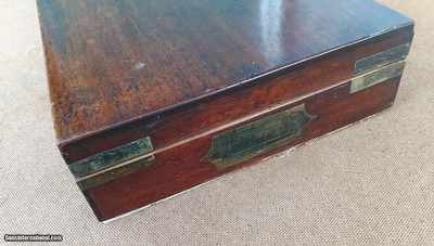 ANTIQUE - Vintage Wooden Case for Colt Model 1860 Civil War Army with Stock - Image 4 of 9