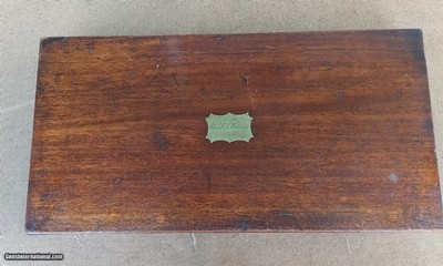 ANTIQUE - Vintage Wooden Case for Colt Model 1860 Civil War Army with Stock - Image 2 of 9