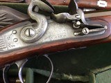 ANTIQUE - CASED PAIR OF FLINTLOCK DUELING PISTOLS BY LAING OF EDINBURGH. - 6 of 12
