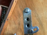 ANTIQUE - Vintage Cased Colt Root pistol with flask - caps - Bullet Mold - 8 of 14