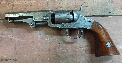 Engraved Manhattan / London Pistol Company pocket pistol - 4 inch -