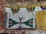 Wonderful ANTIQUE set of Beaded Native American Childs Leggings - 2 of 10