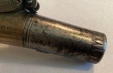 Pair of extra fine (circa 1810) English pocket pistols by Smith. w/silver wire inlay - Image 9 of 10