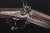 Henry W. Egg 12 Bore “Two Inch” Hammergun | Rare J. Thomas Patent Snap-Action Underlever | Engraved Skeletal Buttplate - 1 of 15