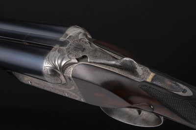 Webley & Scott 12-Bore Boxlock Ejector | Carved Fences | Intercepting Sears | 30" Nitro Barrels - Image 4 of 14
