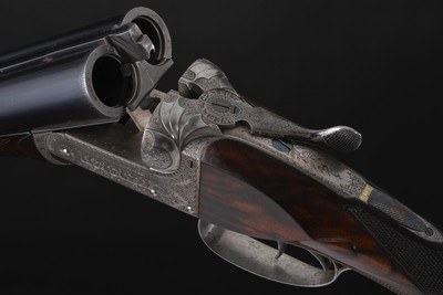 Webley & Scott 12-Bore Boxlock Ejector | Carved Fences | Intercepting Sears | 30" Nitro Barrels - Image 6 of 14