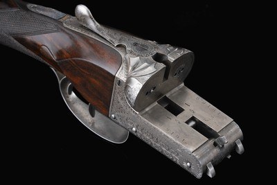 Webley & Scott 12-Bore Boxlock Ejector | Carved Fences | Intercepting Sears | 30" Nitro Barrels - Image 12 of 14