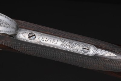 Webley & Scott 12-Bore Boxlock Ejector | Carved Fences | Intercepting Sears | 30" Nitro Barrels - Image 5 of 14