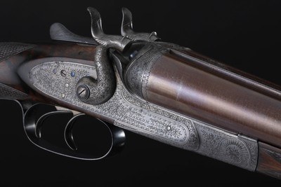 Joseph Harkom & Son 12-Bore Hammergun | 850 Bar Nitro | 29" Damascus Barrels | Direct Ship - Image 1 of 15