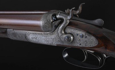 Joseph Harkom & Son 12-Bore Hammergun | 850 Bar Nitro | 29" Damascus Barrels | Direct Ship - Image 4 of 15
