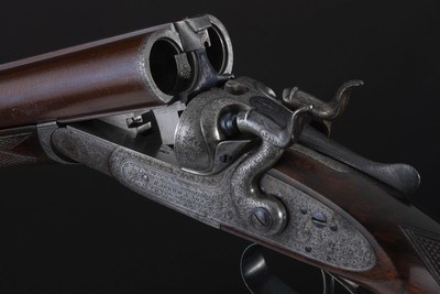 Joseph Harkom & Son 12-Bore Hammergun | 850 Bar Nitro | 29" Damascus Barrels | Direct Ship - Image 8 of 15