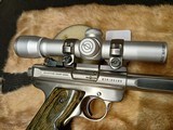 A great looking Ruger Mark II Competition target model with scope and custom grips! - 6 of 10