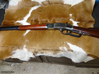 Uberti 1873 20 inch Rifle chambered in .357 Cowboy action tuned and SASS competition ready