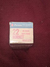 PETERS HIGH VELOCITY 22 HORNET - 1 of 2