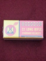 RARE HODGON 22LR 50 ROUND BOX - 1 of 5