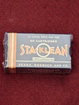 STA-KLEAN SEARS 22 LR FULL 50 ROUND BOX - 1 of 3