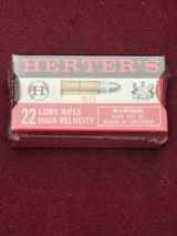 HERTER'S 22LR FULL 50 ROUND BOX - 1 of 3