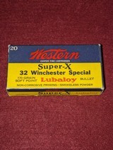 WESTERN SUPER-X 32 WINCHESTER SPECIAL - 1 of 4